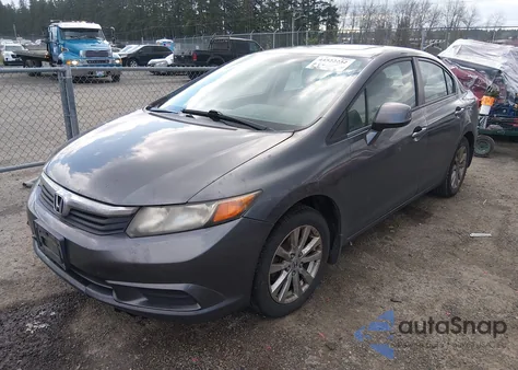 2012 Honda Civic Ex-L z USA, uszkodzony, nr VIN 19XFB2F98CE337372